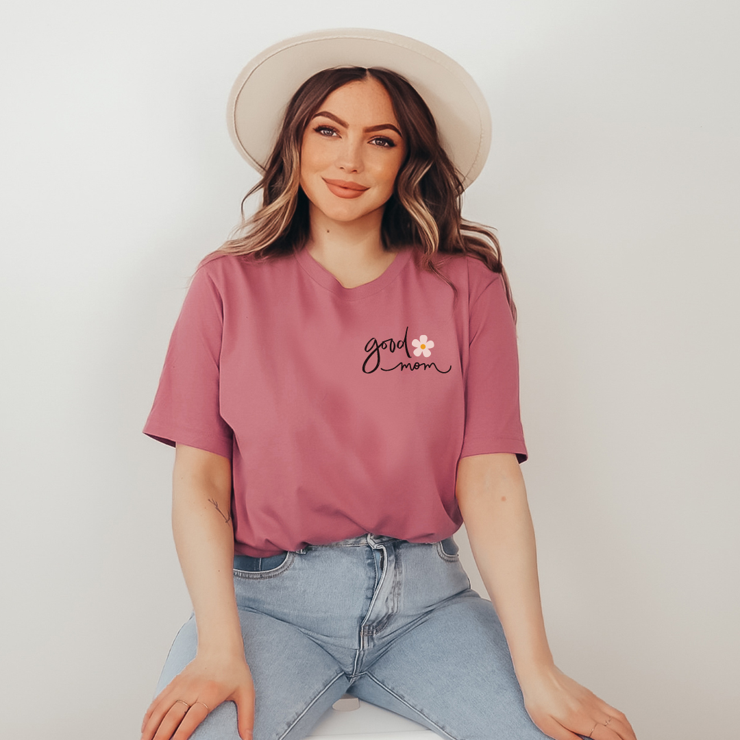 Good Mom Daisies Tee